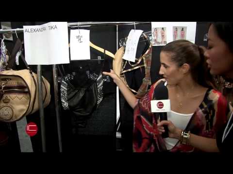 Agua Bendita - interview w/ marketing director-Mercedes Benz FW Swim Miami 2014 part 1