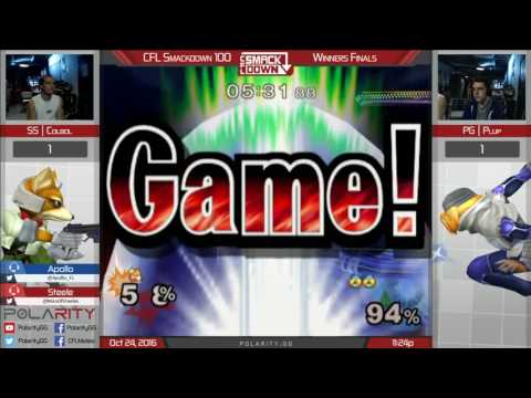 CFL Smackdown 100 Melee - SS Colbol (Fox) vs PG Plup (Sheik) - Winners Finals