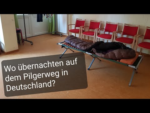 Wo übernachtet man auf  Pilgerwegen in Deutschland?
