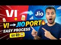 Vi To Jio Port Online 2026 Vi Se Jio Me Port Kaise Kare Easy MNP Process Step By Step