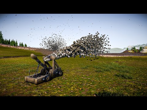 1 SUPER CATAPULT VS 1 MILLION ROMAN SOLDIERS - Ultimate Epic Battle Simulator 2