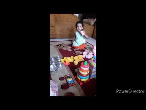 Mahera is playing....🥰🥰