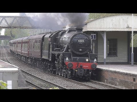 The Cathedrals Express, Black 5 No  45212, 3rd May 2018.