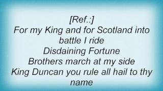 Rebellion - Disdaining Fortune Lyrics