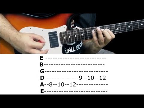 SHRED Sequence 3-4 (with Tabs)| Major Scale | Sextuplets