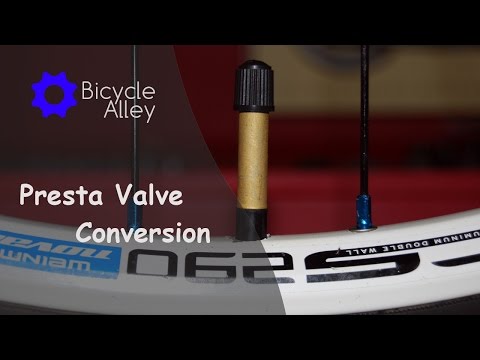 How To Convert A Presta Valve Rim To Use A Schrader Valve Type Tube
