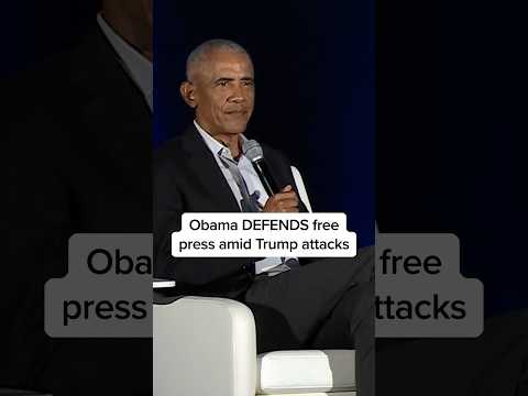 Obama DEFENDS free press amid Trump attacks