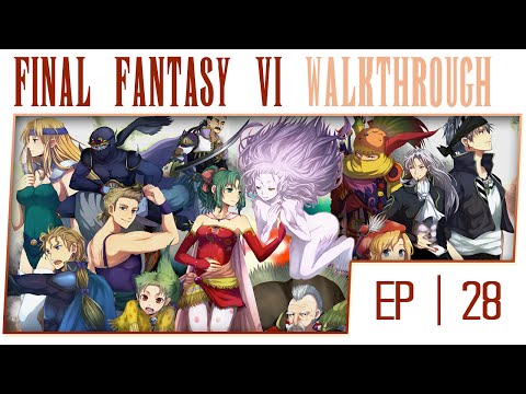 Final Fantasy 6 No Commentary Gameplay Walkthrough - Part 28 - Figaro Castle [Boss: Tentacle]