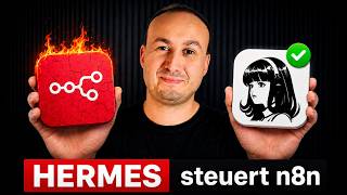 Ich habe HERMES mit n8n verbunden… und es hat meinen Workflow selbst erstellt 🤯