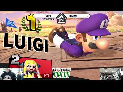 Typo House Macon 2/12/19- Smoove(Inkling) Vs KingJester(Luigi) - Losers Quarters