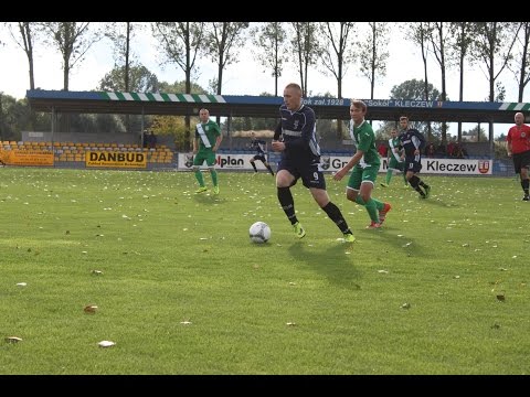 Skrót I połowy meczu Sokół II Kleczew - GKS Rzgów (bramki Sokoła + strzał Michała Szwata)