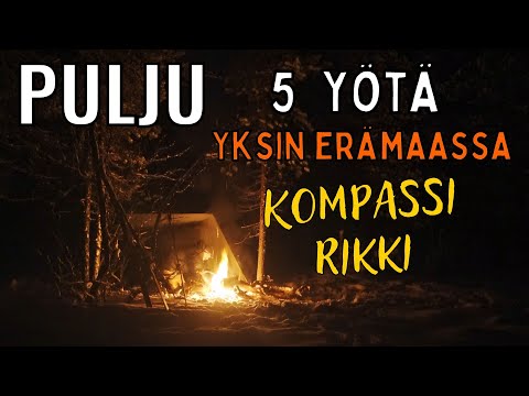 PULJU WILDERNESS: THE CALL OF KORSA – Winter hike in the quiet wilderness in Lapland [ENG SUB]