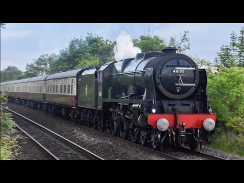Steam Trains At Speed In The UK Compilation