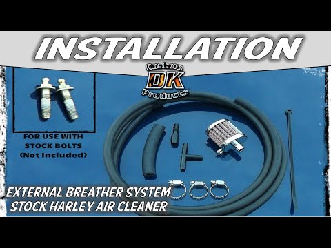 DIY-How to Install Breather on a Stock Air Cleaner