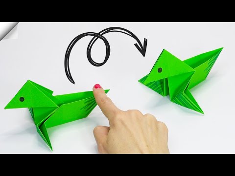 Surprise your friends Easy Jumping paper toy