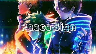 Download lagu Nightcore - Peace Sign | My Hero Academia (Cover By Kobasolo) mp3 Download lagu Nightcore - Peace Sign | My Hero Academia (Cover By Kobasolo) mp3