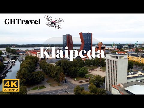 The BEST Aerial Views of Klaipeda City (Lithuania) in 4K!