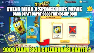 Download lagu SPONGEBOB MLBB COLLAB!! QUICK WAY TO GET 9000 FRIENDSHIP COINS AND EXCHANGE SPONGEBOB X MOBILE LE... mp3