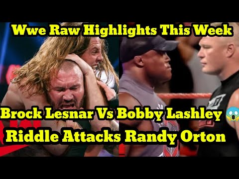 Wwe Raw 30/8/2021 Highlights | Wwe Raw This Week Highlights 😱