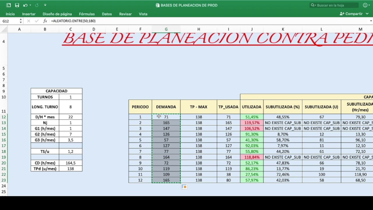 BASE DE PLANEACIÓN DE LA PRODUCCIÓN CONTRA_PEDIDO