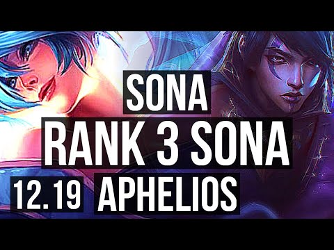 SONA & Janna vs APHELIOS & Leona (ADC) | Rank 3 Sona, 5/2/24, 1100+ games | EUW Challenger | 12.19