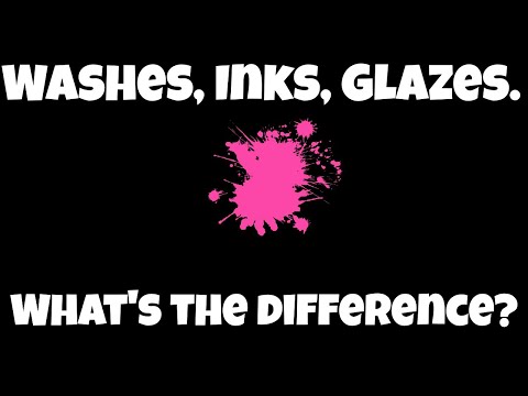 Washes, Inks, Glazes. What's the difference? | Miniature Painting Experiment