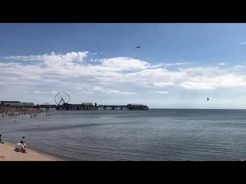 Blackpool Tower -  Street and Beach view 04062022
