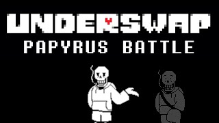 UnderSwap Papyrus Battle (FULL FIGHT) ~ Debug mode
