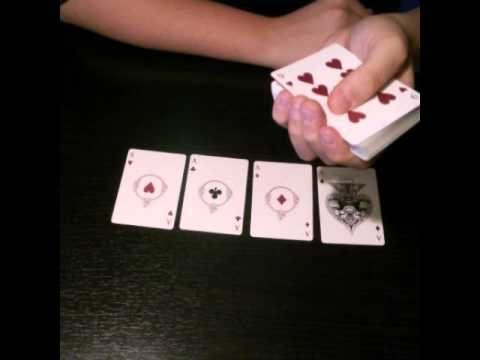 Die magischen 4 Asse (Kartentrick+Erklärung)