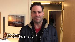 Tim Convy Goes Cowboy Boot Shopping!