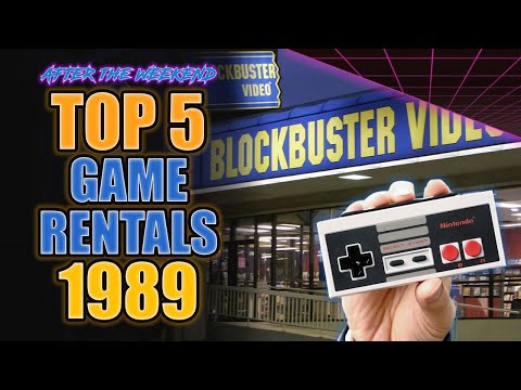 Blockbuster Video: Top Video Game Rentals of 1989 – The Ultimate Year for Retro Gaming!
