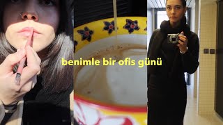 25 yaşında bankacı olarak bir ofis günüm | müziksiz, ortam sesi ile 