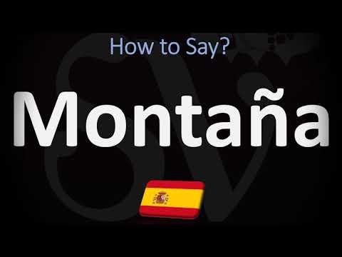 How to Say ‘MOUNTAIN’ in Spanish? | How to Pronounce Montaña?