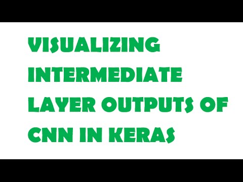 Visualizing weights & intermediate layer outputs of CNN in Keras