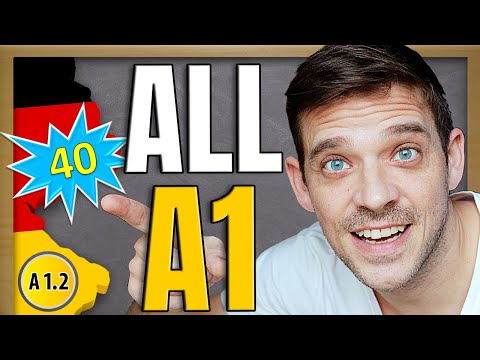 ALL A1 German Irregular Verbs | Unregelmäßige Verben Deutsch A1