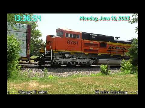 6/19/23 BNSF Mendota Sub Trains w/ Herzog Slot Train, Odd Amtrak Horns, CNJ Heritage