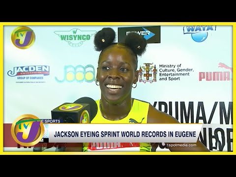 Shericka Jackson Eyeing Sprint World Records 2022 World Championship in Eugene June 27 2022