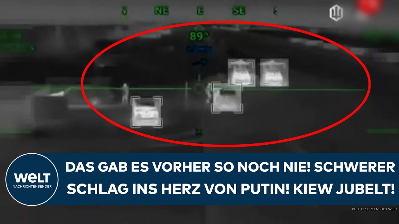 UKRAINE-KRIEG: Das gab es vorher so noch nie! Schwerer Schlag ins Herz von Putin! Kiew jubelt!