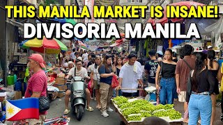 PHILIPPINES 🇵🇭 THIS IS MANILA’S BIGGEST MARKET! | DIVISORIA Streets, Food & 168 Mall Tour 2026