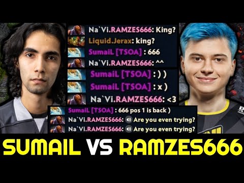 SUMAIL vs RAMZES666 Intense Game — Naga Siren vs Anti Mage