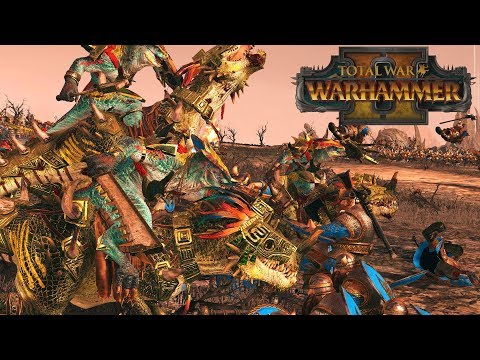 Horny Horned Ones - Lizardmen vs Dwarfs // Total War: Warhammer II Online Battle