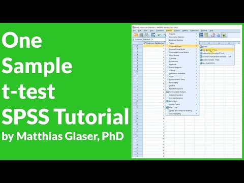 One Sample t-test: SPSS Tutorial