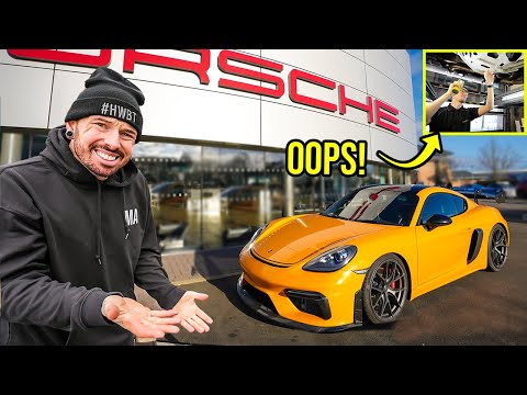 PORSCHE INSPECTED THE WRECKED CAYMAN S THAT I REBUILT