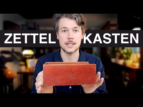 Die Zettelkasten Methode · kurz erklärt