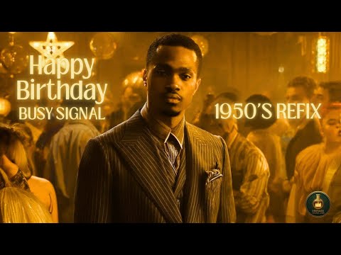 Busy Signal - Happy Birthday | 1950's Blues Refix #happybirthday #1950s #dancehall #blues #viral