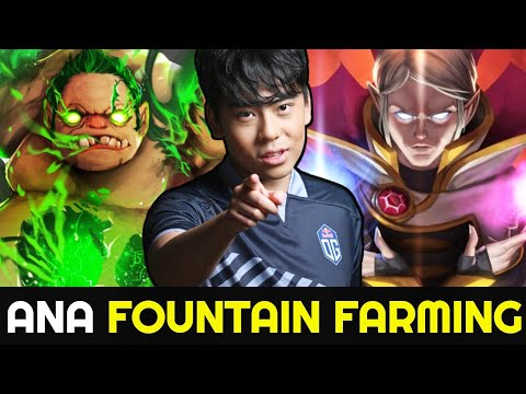 ANA Fountain Farming Again with Pudge & Invoker 7.27 Dota 2