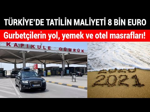 Gurbetçiler Türkiye'ye gidebilmek için bir yıl boyunca para biriktiriyor! İşte o masraflar!