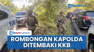 Momen saat KKB Tembaki Rombongan Kapolda Papua Tengah, Kasat Narkoba Polres Nabire Ikut Terluka