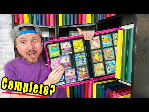 Can I 100% Complete EVERY Pokemon Card Binder? (Charizard ex AGAIN!)