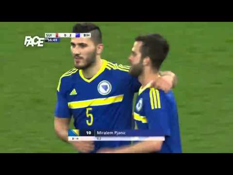 Švicarska vs. BiH - 0:2 57' Miralem Pjanić - 29. 3. 2016.